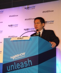 Las Vegas – 2016 - Peng Gao, directeur de l’Academy of Broadcasting Science à Las Vegas (dr) Las Vegas – 2016 - Peng Gao, directeur de l’Academy of Broadcasting Science à Las Vegas (dr)