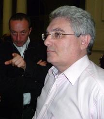 Ludovic Tellier et Emmanuel Boutterin, Président du syndicat, avant une intervention publique sur le FSER Ludovic Tellier et Emmanuel Boutterin, Président du syndicat, avant une intervention publique sur le FSER