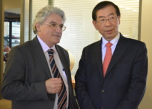 Emmanuel Boutterin et Park Won-soon Emmanuel Boutterin et Park Won-soon