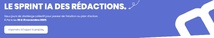 Le sprint IA des rédactions
