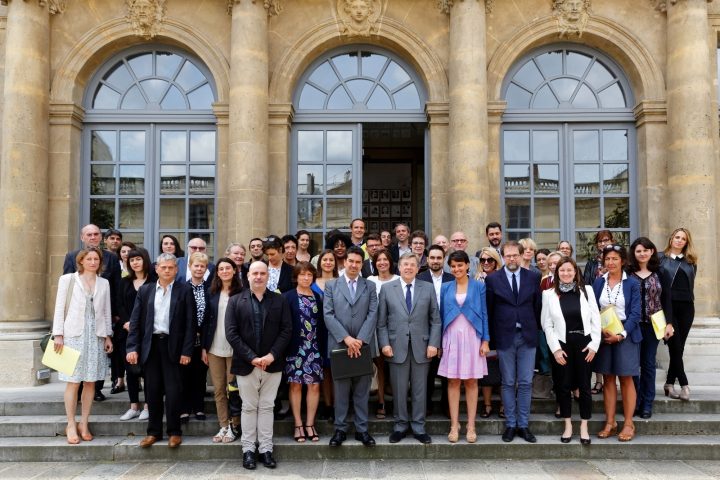 Paris 6 juillet 2016 – le Groupe National de Pilotage de la Semaine de la Presse et des Médias à l’Ecole : Eric Lucas y représente les radios associatives.