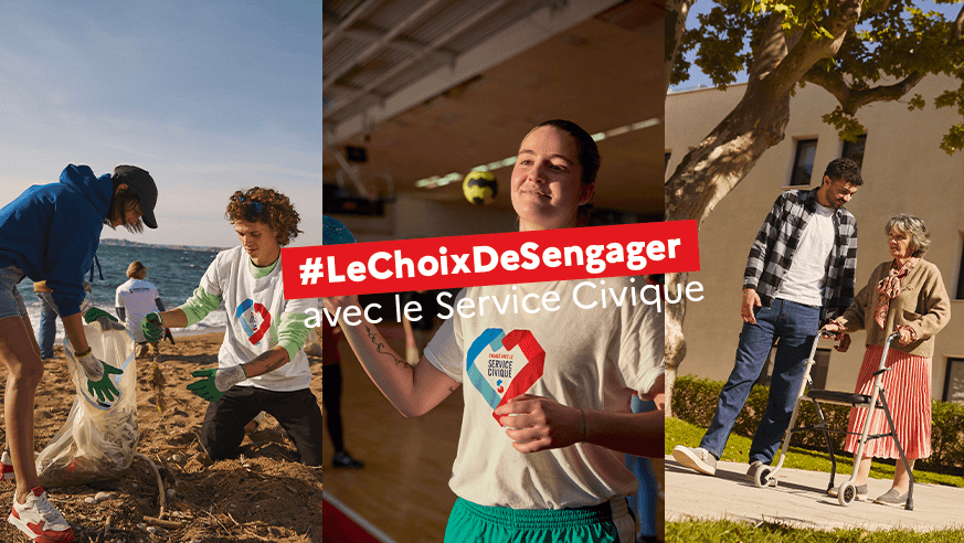 La nouvelle campagne de l'Agence du Service Civique