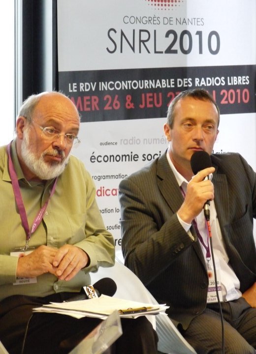 Ludovic Tellier (a droite) Délégué national aux partenariats et à la communication