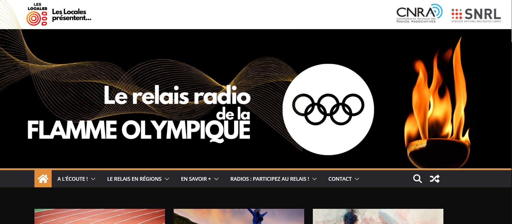 Le Relais Radio de la Flamme Olympique, d'étape en étape, de micro en micro! Le Relais Radio de la Flamme Olympique, d'étape en étape, de micro en micro!