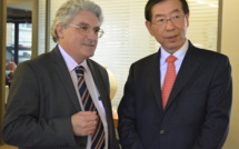 AMARC Asie-Pacifique III : Park Won-soon, le Gouverneur de Séoul s'engage auprès d'Emmanuel Boutterin
