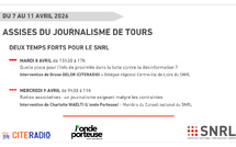 Assises du journalisme de Tours : le SNRL mobilisé, CITERADIO en appui du réseau